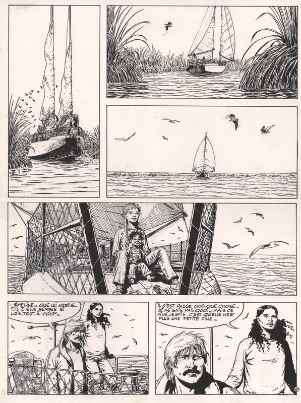 Claude Auclair, Simon du fleuve  l'éveilleure planche48 - Comic Strip