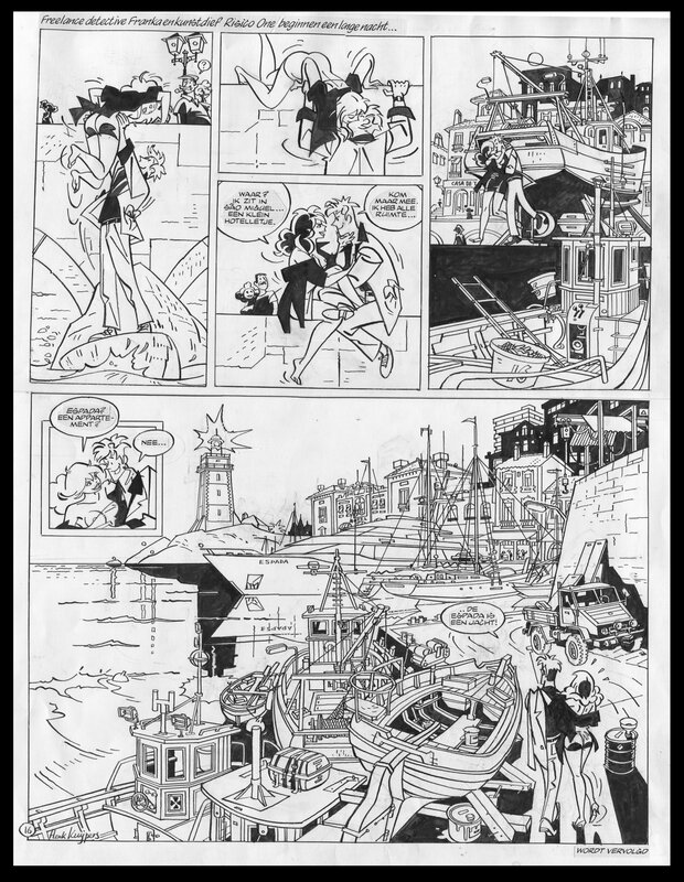 Henk Kuijpers, Franka 14 : Het Portugese goudschip - Comic Strip