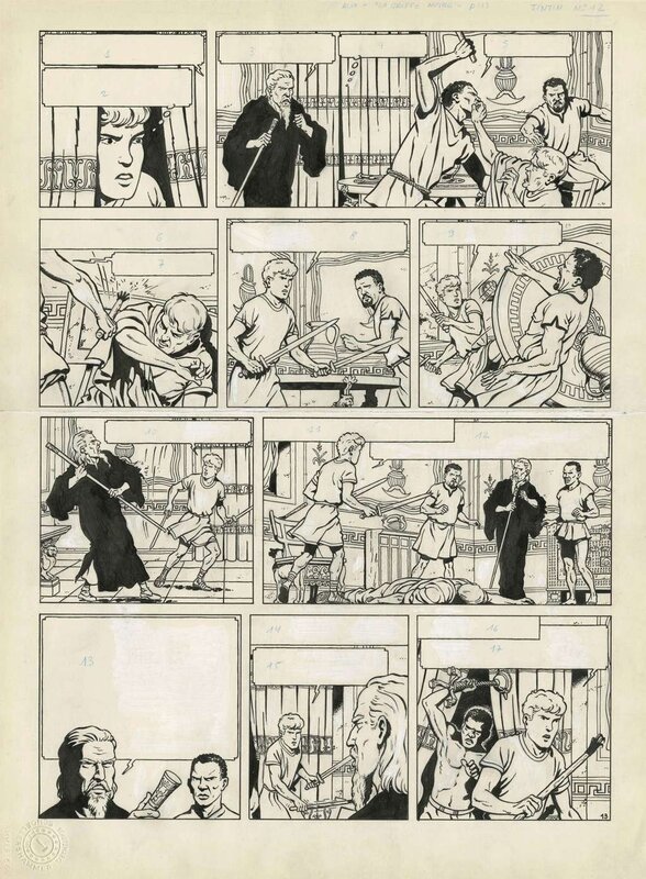 Jacques Martin, Alix-La Griffe Noire - Comic Strip