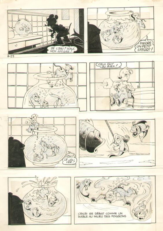 Edmond-François Calvo, Marijac, Cricri souris d'appartement. - Comic Strip