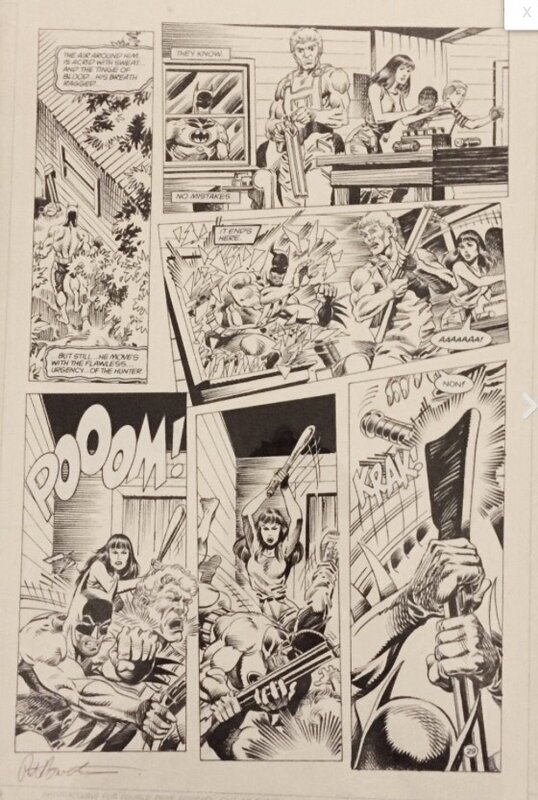 Pat Broderick, Swamp thing annual 4 - Planche originale
