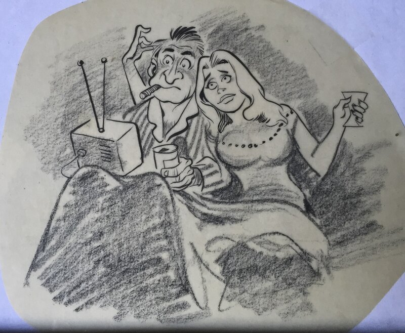 Will Eisner, Contre les forces hypnotiques - Original Illustration Will Eisner, Contre les forces hypnotiques - Original Illustration