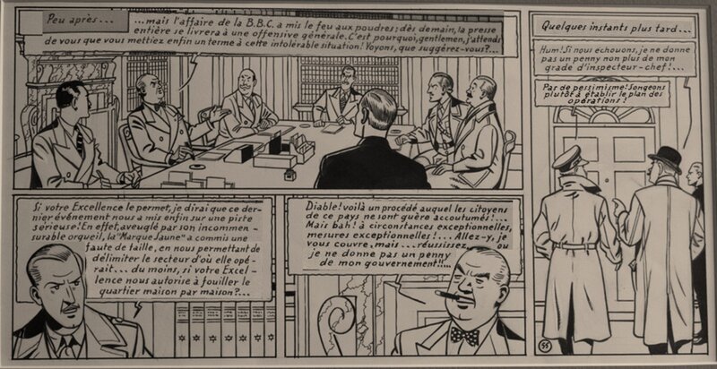 Edgar Pierre Jacobs, Strip de La Marque Jaune Blake et Mortimer - Comic Strip
