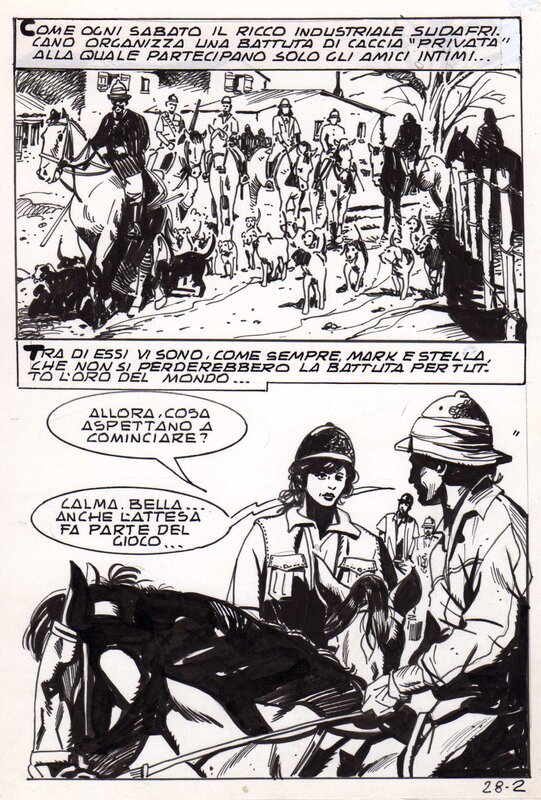Cosimo Auricchio, Planche 2 de l'histoire Caccia Grossa - Comic Strip