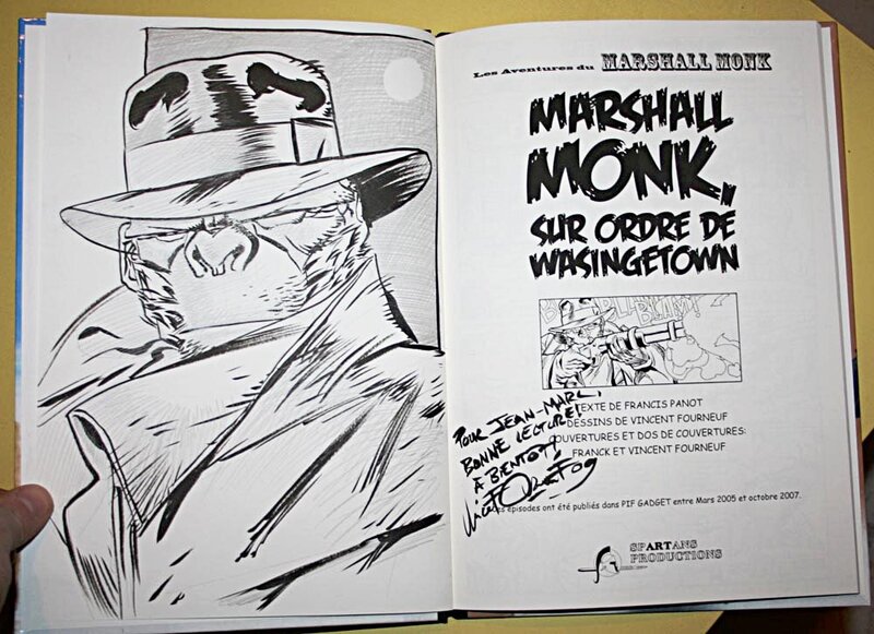 Marshall Monk par Vincent Fourneuf - Dédicace
