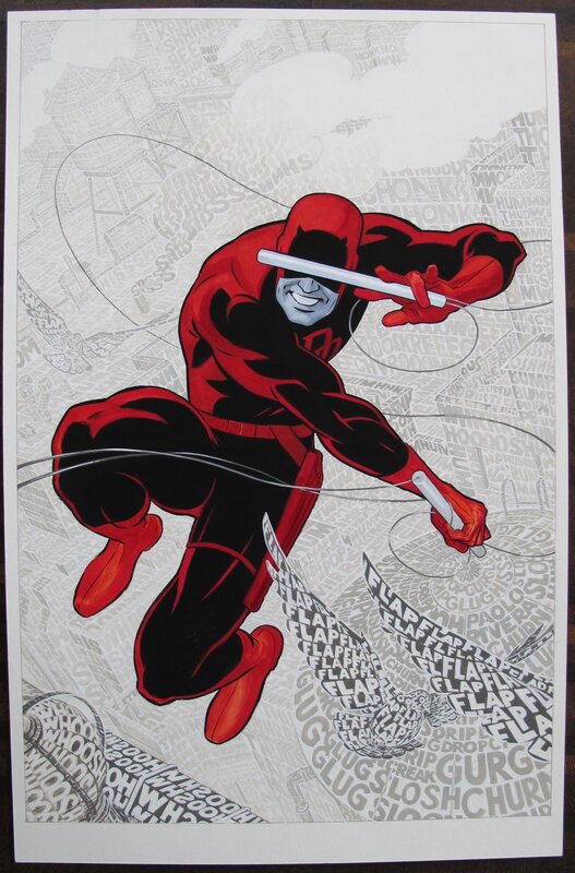 Paolo Rivera, Mark Waid, Daredevil #1Cover (2011) - Original Cover