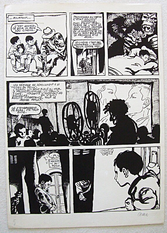 Edmond Baudoin, Couma Aco - page 5 - Alph'Art du meilleur album au festival d'Angoulême de 1992. - Comic Strip