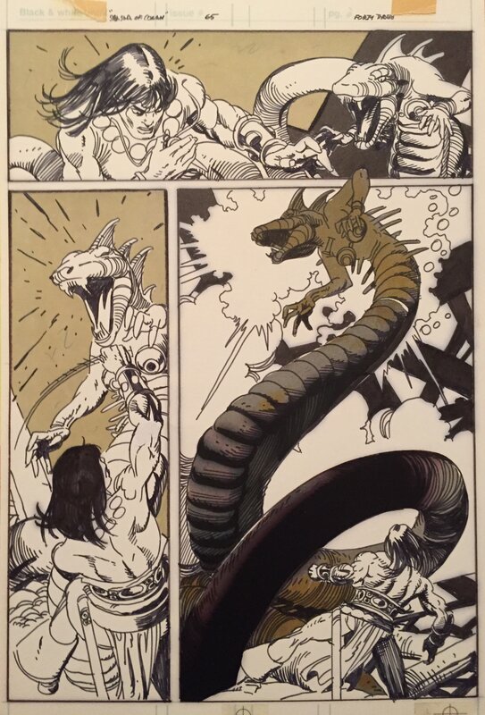 Gil Kane, Savage Sword of Conan #65 - Planche originale