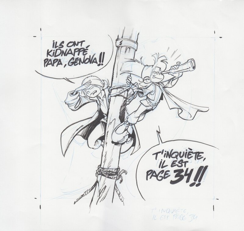 Jose Luis Munuera, Las petites Campbell - Original Illustration Jose Luis Munuera, Las petites Campbell - Original Illustration