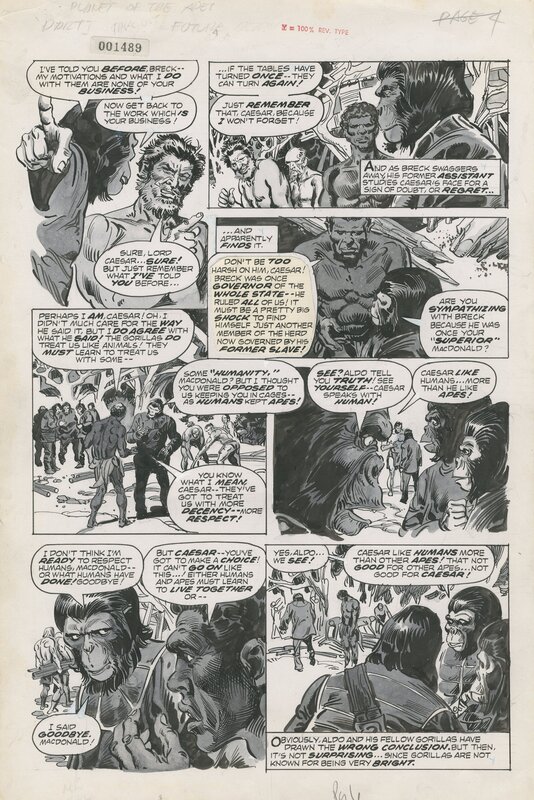 Rico Rival, Doug Moench, Planet of the Apes - 
