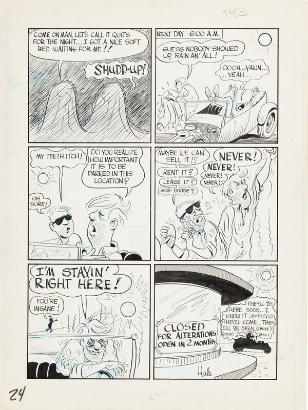 Dale Hale, Drag Cartoons #6 P3/3 - Comic Strip