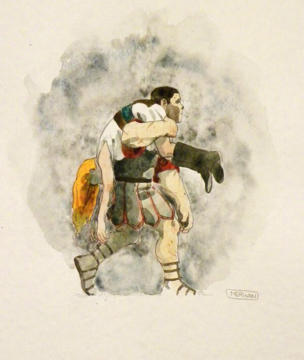 Merwan - Pour l'empire - Original Illustration Merwan - Pour l'empire - Original Illustration