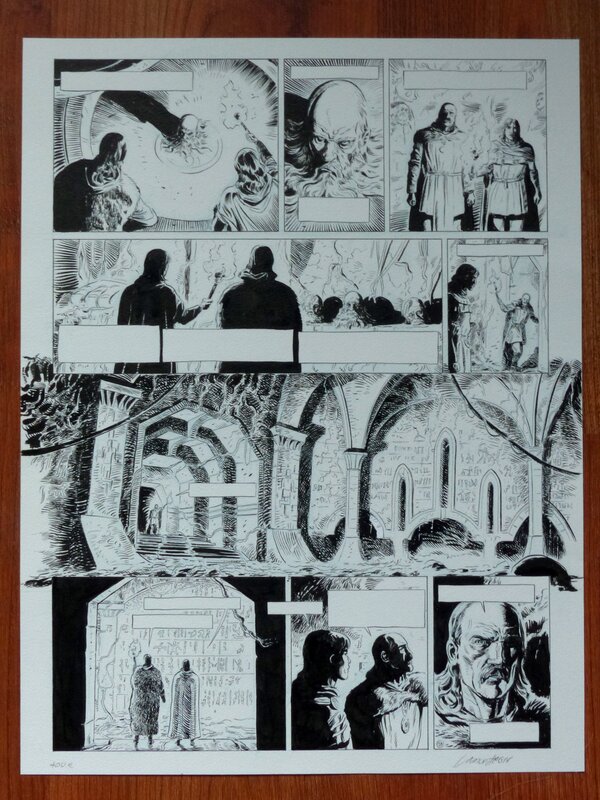Jacques Lamontagne, Les Druides tome 9 page 20 - Comic Strip