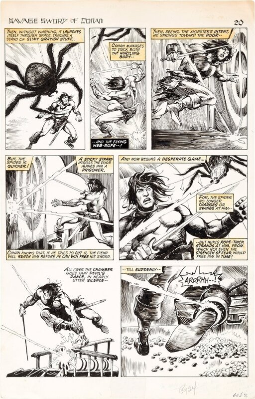 John Buscema, Alfredo Alcalá, John Buscema/Alfredo Alcala - Savage sword of Conan, issue 24 page 20 - Comic Strip