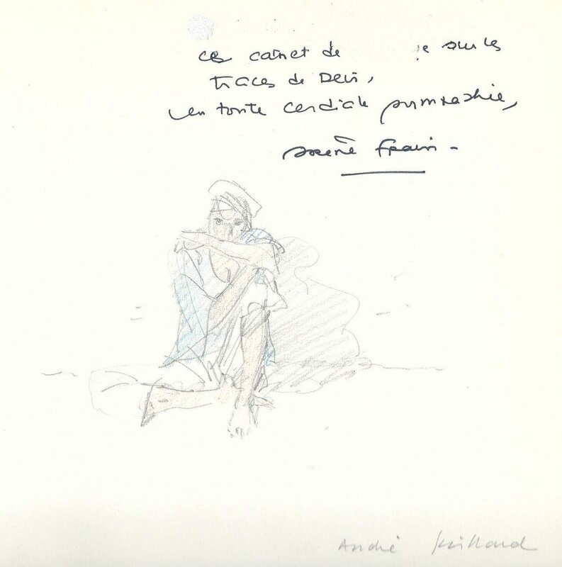 Dédicace d'André JUILLARD - Sketch