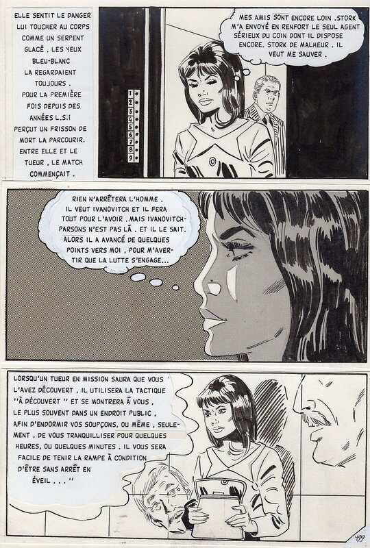 Renaud, Week-End à Pékin planche 199 - La Louve, Artima, 1975 - Comic Strip