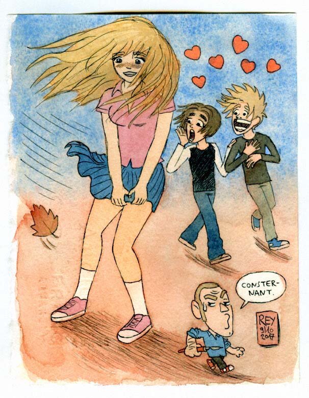Manga by Stéphane Rey - Original Illustration