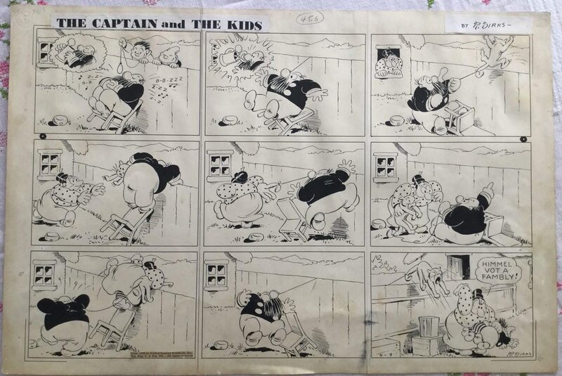 Rudolph Dirks, The Captain and the Kids - Planche originale