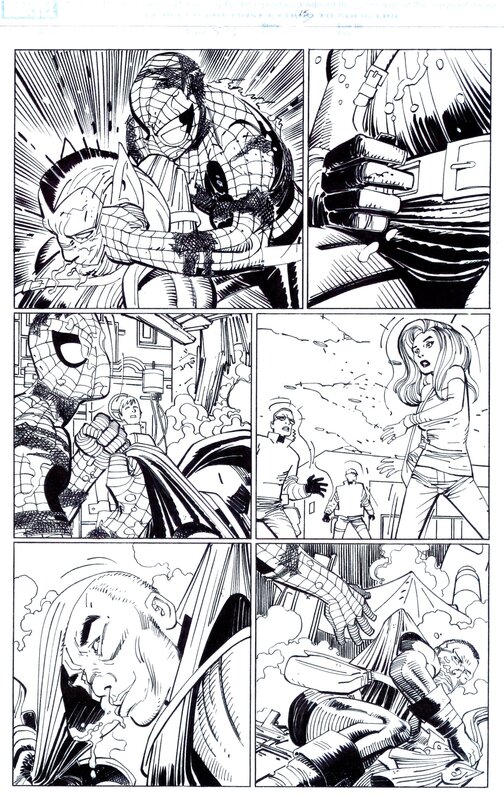 John Romita Jr., Klaus Janson, Amazing Spider-man - Spidey & Green Goblin - Comic Strip