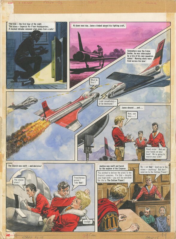 Don Lawrence, Trigan : La planète maudite - Comic Strip