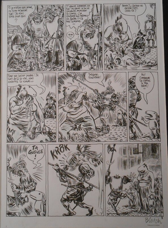 Blutch- page de Donjon - Comic Strip