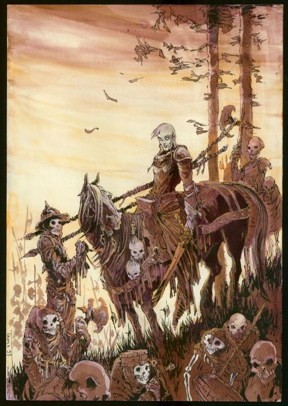 Gorn Quichotte by Tiburce Oger - Original Illustration
