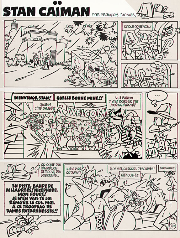 François Thomas, Stan Caïman #2 : Stan Caïman est épatant p.16 - Comic Strip