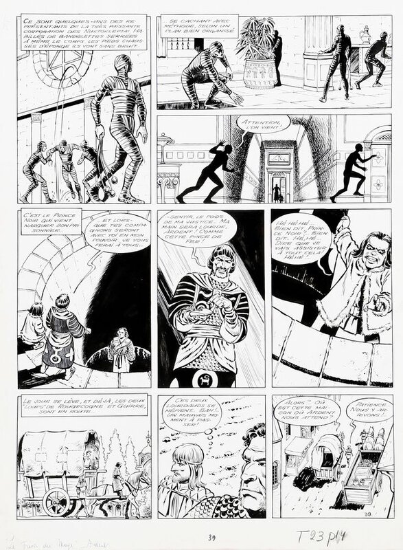Chevalier Ardent by François Craenhals - Comic Strip