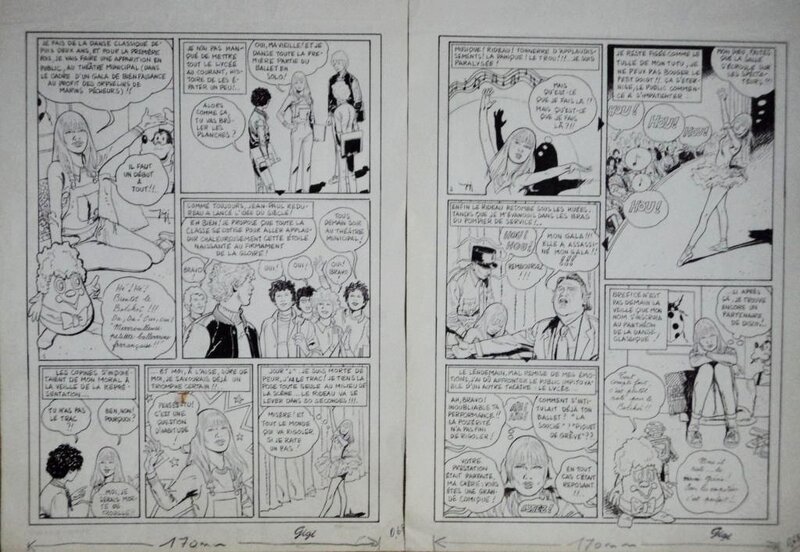 Robert Gigi, Confidences d'une quinze ans - Comic Strip Robert Gigi, Confidences d'une quinze ans - Comic Strip