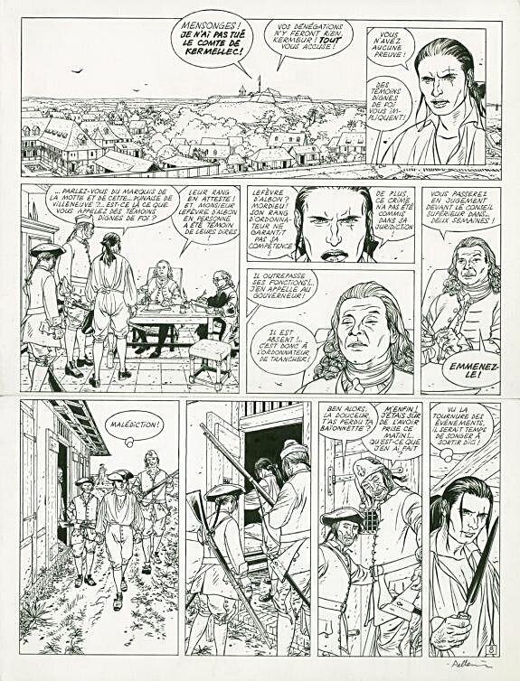 Patrice Pellerin, L'épervier #5 - le trésor du Mahury - Comic Strip