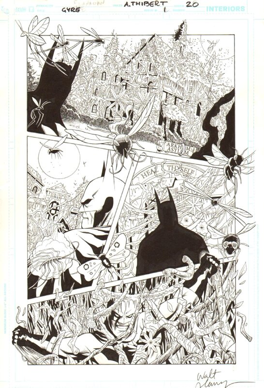 Walt Flanagan, Art Thibert, Batman. The Widening Gyre #1, p. 20 - Planche originale