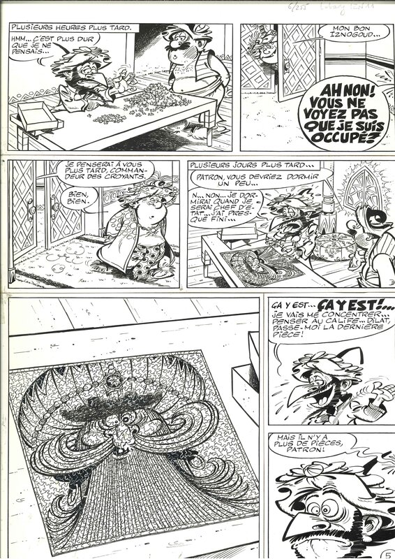 Iznogoud page by Jean Tabary, René Goscinny - Comic Strip