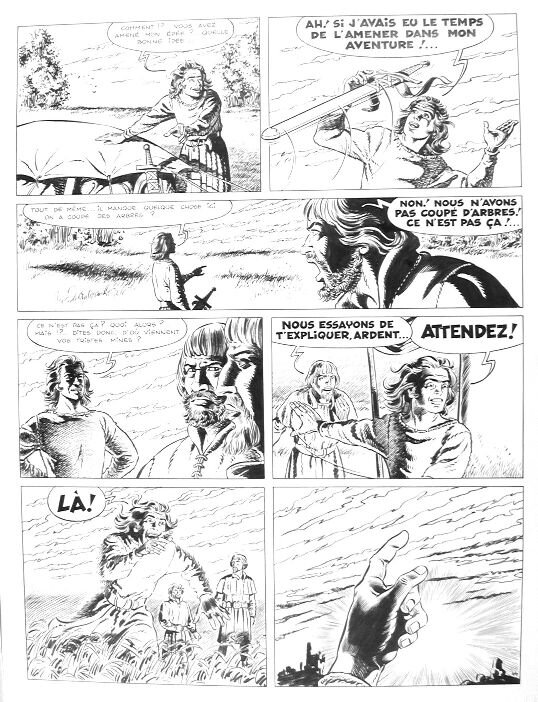 François Craenhals, Chevalier Ardent - La Princesse Captive Page 44 - Comic Strip