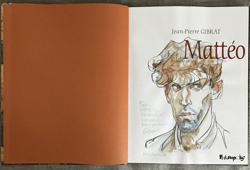 Matteo by Jean-Pierre Gibrat - Sketch