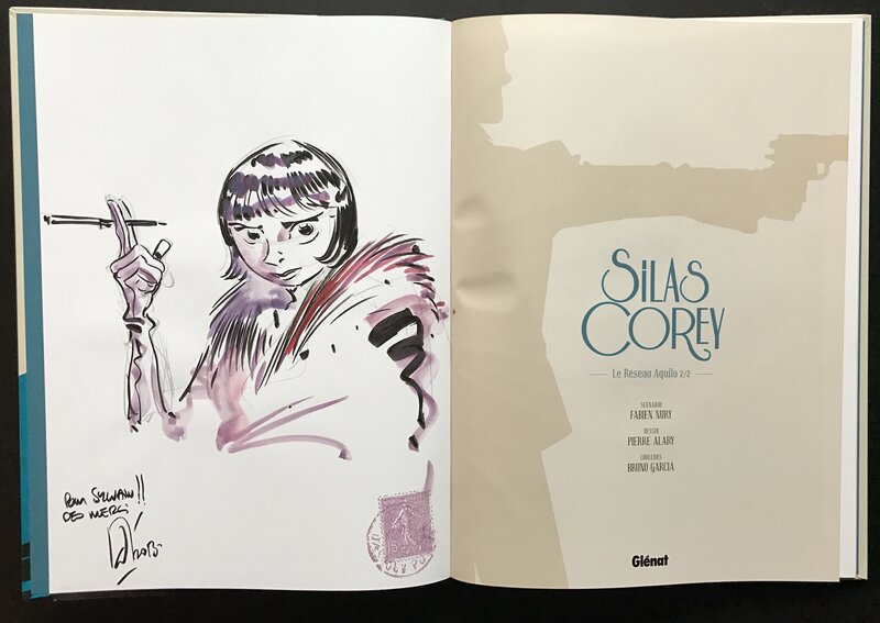 Silas corey by Pierre Alary - Sketch