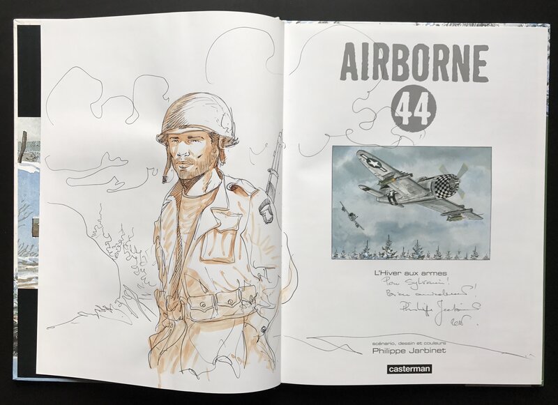 Philippe Jarbinet, Airbone 44 - l hiver aux armes - Comic Strip