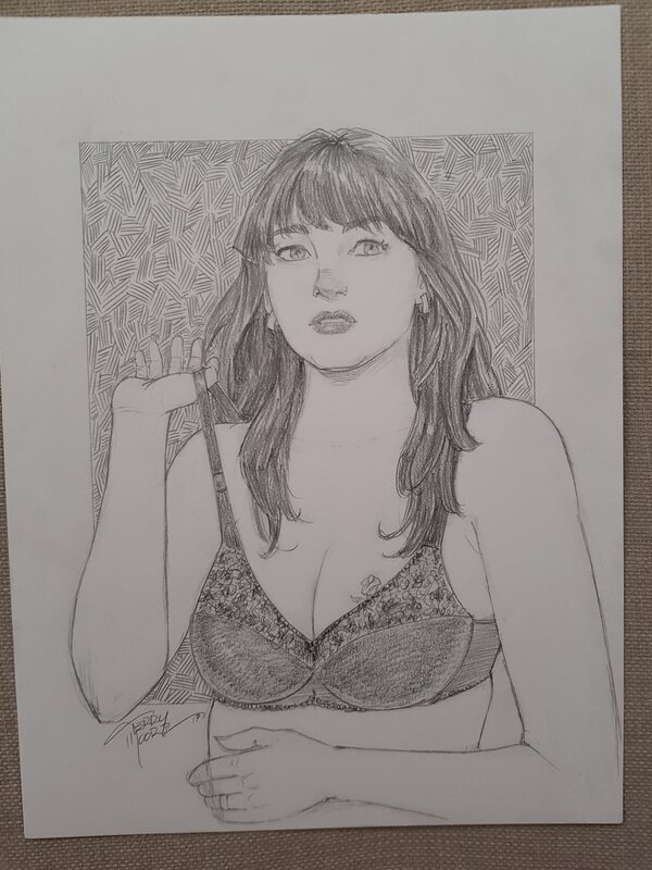 Terry Moore, Francine from Strangers in Paradise - Illustration originale