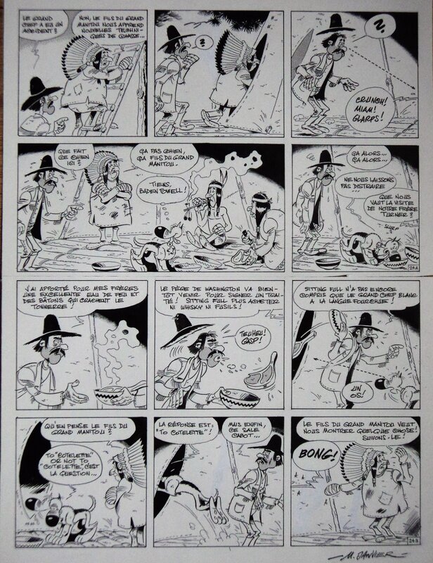 Michel Janvier, Rantanplan - la mascotte planche 24 - Comic Strip