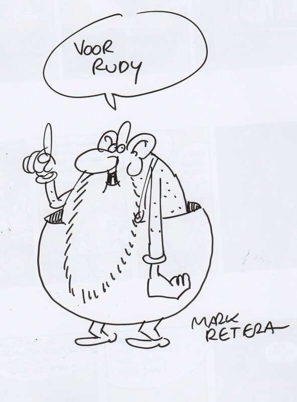 Dirkjan -  Dédicace by Mark Retera - Sketch Dirkjan -  Dédicace by Mark Retera - Sketch