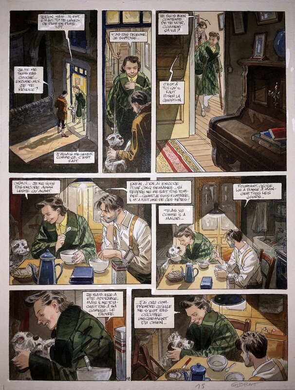 Jean-Pierre Gibrat, Le Sursis tome 2 planche 18 - Comic Strip