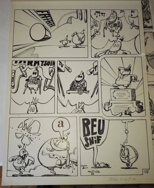Touïs, Gérald Frydman, La deuxieme page du gag 13 ! le fantasme du sergent !! PILOTE 602 - Comic Strip Touïs, Gérald Frydman, La deuxieme page du gag 13 ! le fantasme du sergent !! PILOTE 602 - Comic Strip