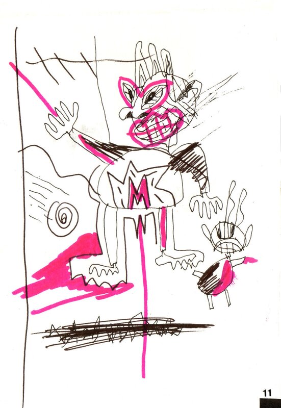 Krogold - dessin (vers 1986) - Illustration originale