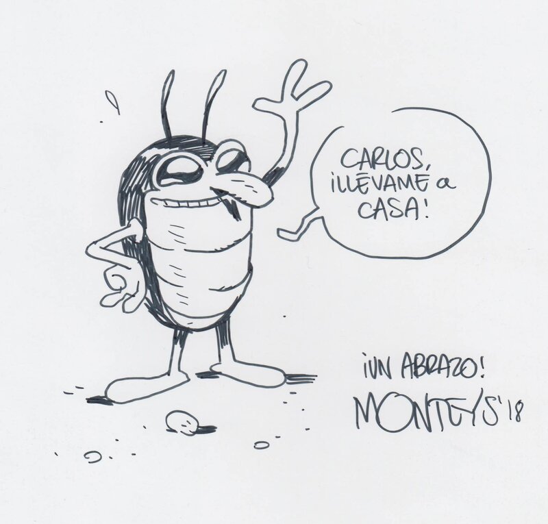 Cafard par Albert Monteys - Dédicace