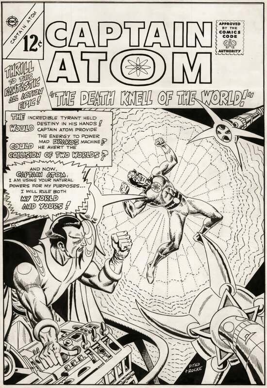 Steve Ditko, Rocco Mastroserio, Captain Atom 80 (3rd issue) - Original Cover
