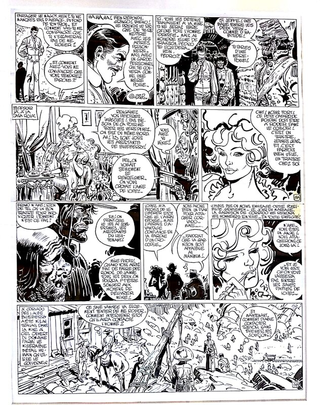 Jean Giraud, Jean-Michel Charlier, Blueberry album L´ homme qui valait 500 000$, page 13 - Comic Strip
