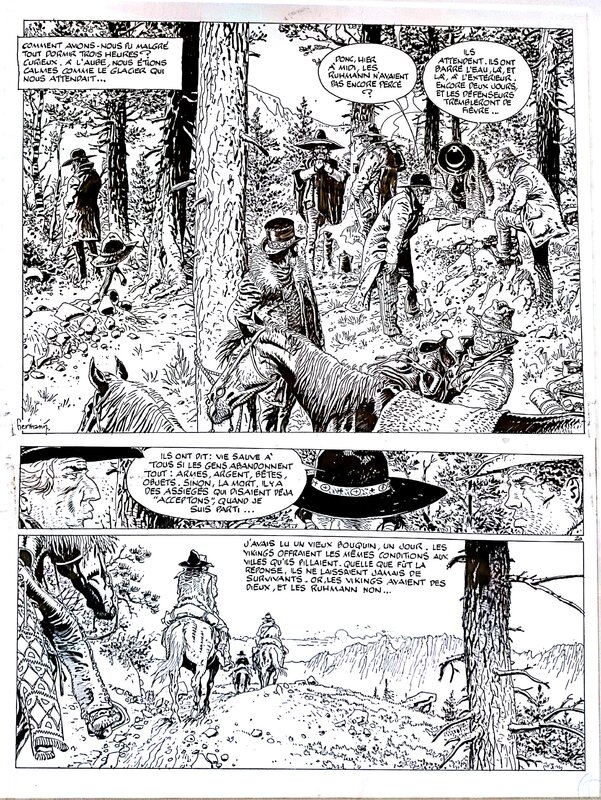 Hermann, Greg, Comanche Les Sheriffs album page 20 - Comic Strip