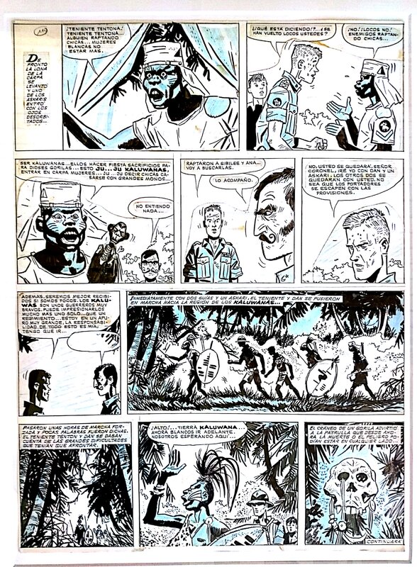 Hugo Pratt, Anna nella jungla page 108 - Comic Strip