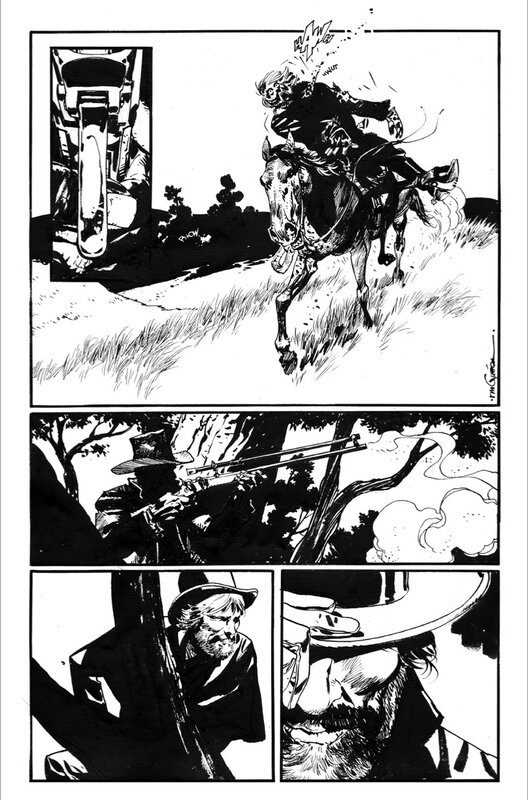 Django #2 page 18 par R.M. Guéra - Planche originale