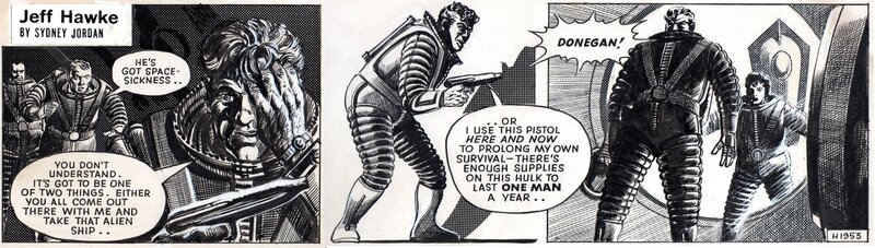 Jeff hawke - H1953 by Sydney Jordan - Comic Strip