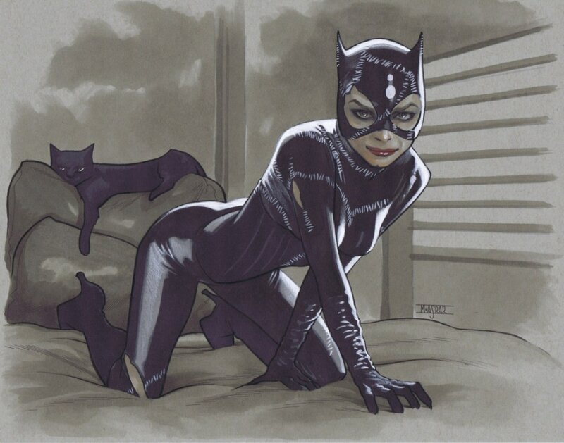 Catwoman par Asrar - Illustration originale